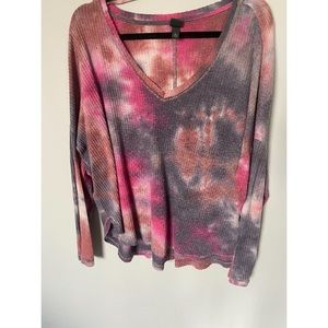 Wild fable Oversized Tie Dye Long Sleeve Sweater